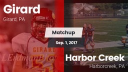Matchup: Girard vs. Harbor Creek  2017