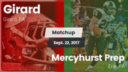 Matchup: Girard vs. Mercyhurst Prep  2017