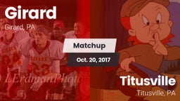 Matchup: Girard vs. Titusville  2017