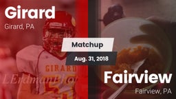 Matchup: Girard vs. Fairview  2018