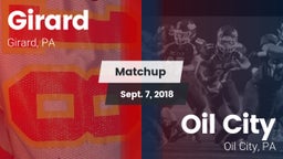 Matchup: Girard vs. Oil City  2018