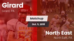 Matchup: Girard vs. North East  2018