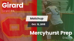 Matchup: Girard vs. Mercyhurst Prep  2018