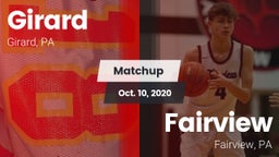 Matchup: Girard vs. Fairview  2020