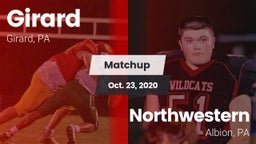 Matchup: Girard vs. Northwestern  2020