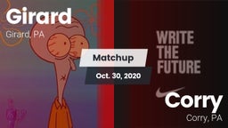 Matchup: Girard vs. Corry  2020