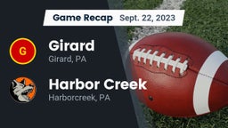 Recap: Girard  vs. Harbor Creek  2023