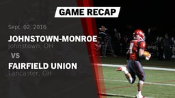 Recap: Johnstown-Monroe  vs. Fairfield Union  2016