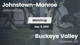 Matchup: Johnstown-Monroe vs. Buckeye Valley  2016