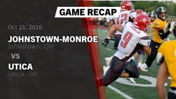 Recap: Johnstown-Monroe  vs. Utica  2016