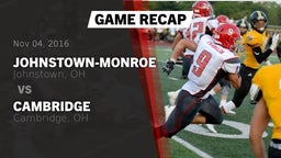 Recap: Johnstown-Monroe  vs. Cambridge  2016