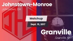 Matchup: Johnstown-Monroe vs. Granville  2017