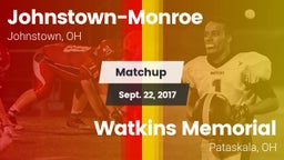 Matchup: Johnstown-Monroe vs. Watkins Memorial  2017