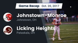 Recap: Johnstown-Monroe  vs. Licking Heights  2017