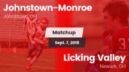 Matchup: Johnstown-Monroe vs. Licking Valley  2018