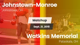 Matchup: Johnstown-Monroe vs. Watkins Memorial  2018