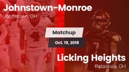 Matchup: Johnstown-Monroe vs. Licking Heights  2018