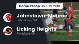 Recap: Johnstown-Monroe  vs. Licking Heights  2018