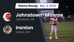Recap: Johnstown-Monroe  vs. Ironton  2018