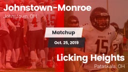 Matchup: Johnstown-Monroe vs. Licking Heights  2019