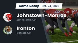 Recap: Johnstown-Monroe  vs. Ironton  2020