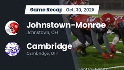 Recap: Johnstown-Monroe  vs. Cambridge  2020