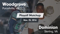 Matchup: Woodgrove vs. Dominion  2016