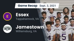 Recap: Essex  vs. Jamestown  2021