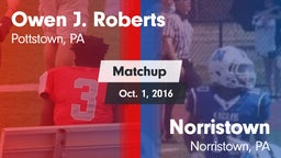 Matchup: Roberts vs. Norristown  2016