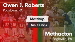 Matchup: Roberts vs. Methacton  2016