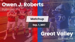 Matchup: Roberts vs. Great Valley  2017