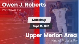 Matchup: Roberts vs. Upper Merion Area  2017