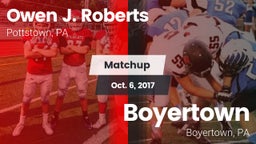 Matchup: Roberts vs. Boyertown  2017