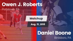 Matchup: Roberts vs. Daniel Boone  2018