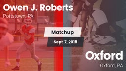 Matchup: Roberts vs. Oxford  2018
