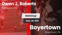Matchup: Roberts vs. Boyertown  2018