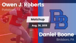 Matchup: Roberts vs. Daniel Boone  2019