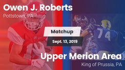 Matchup: Roberts vs. Upper Merion Area  2019