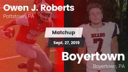 Matchup: Roberts vs. Boyertown  2019