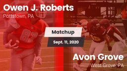 Matchup: Roberts vs. Avon Grove  2020