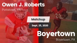 Matchup: Roberts vs. Boyertown  2020
