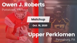Matchup: Roberts vs. Upper Perkiomen  2020
