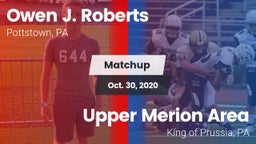 Matchup: Roberts vs. Upper Merion Area  2020