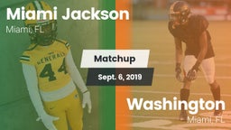 Matchup: Jackson vs. Washington  2019