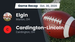 Recap: Elgin  vs. Cardington-Lincoln  2020