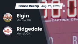 Recap: Elgin  vs. Ridgedale  2023