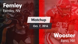 Matchup: Fernley vs. Wooster  2016