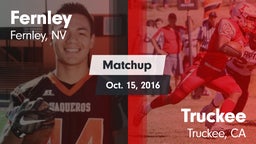 Matchup: Fernley vs. Truckee  2016