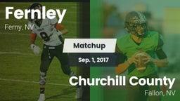 Matchup: Fernley vs. Churchill County  2017