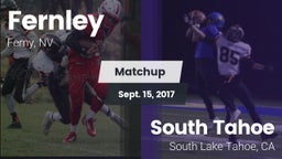 Matchup: Fernley vs. South Tahoe  2017